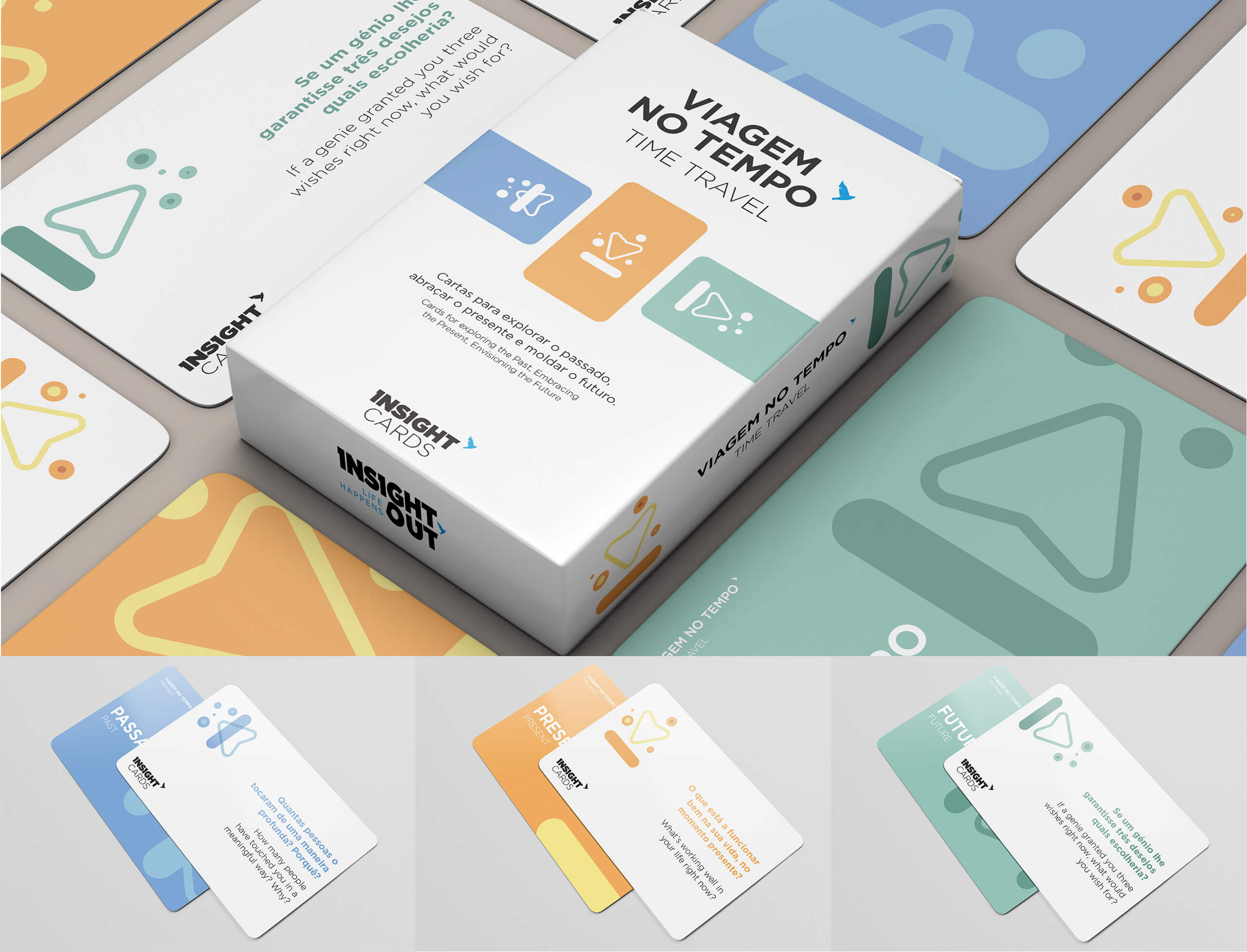 Portfolio de projetos Design e Web, Design de cartas- Insighout