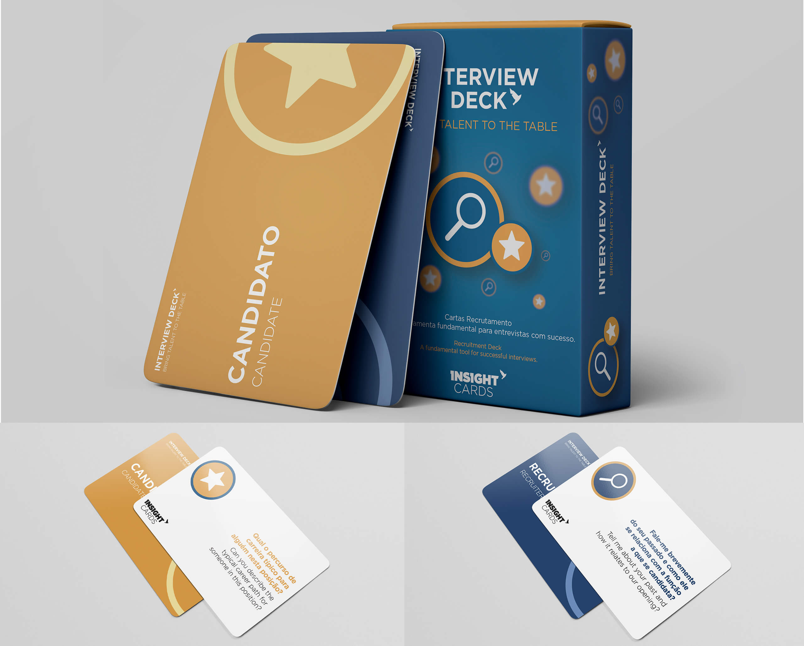 Portfolio de projetos Design e Web, Design de cartas- Insighout